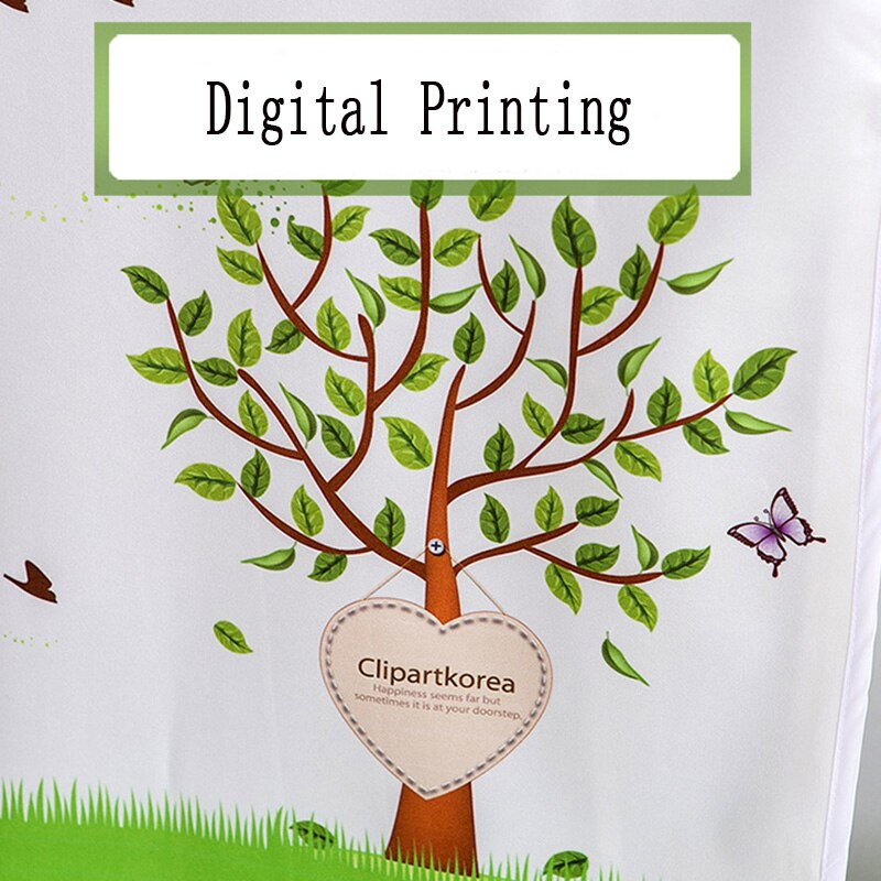 Nordic Print TV Dust Cover 55 Inch Home Catoon Hanging LCD TV Smartv Dustproof Universal GoodTop Home Decoration