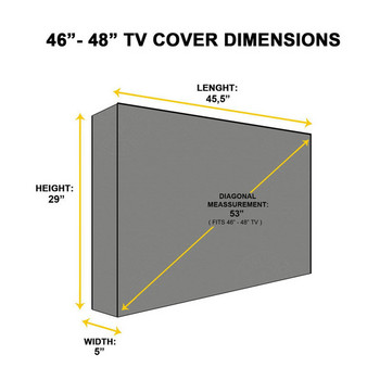 Προστατευτικό τηλεόρασης γενικής χρήσης Αδιάβροχο κάλυμμα τηλεόρασης επίπεδης οθόνης με προστασία από τη σκόνη Αδιάβροχα προστατευτικά γενικής χρήσης για 30 έως 58 ίντσες