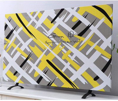 Obdĺžnikový vonkajší kryt na TV v severskom štýle, krištáľový flanelový kryt na TV, závesný LCD zakrivený plochý televízor, univerzálny kryt na uterák