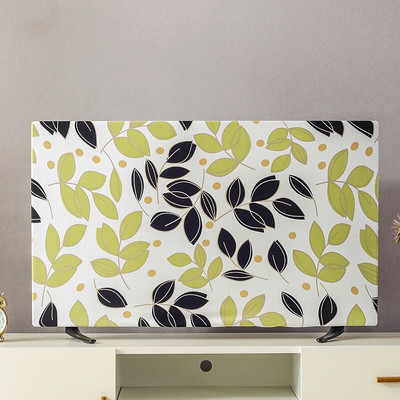 Tlač elastickej sily na televíznu kapucňu, kryt na televízor, látka s krytom na TV, 19-70 palcov, mena, jednoduchý a moderný európsky štýl