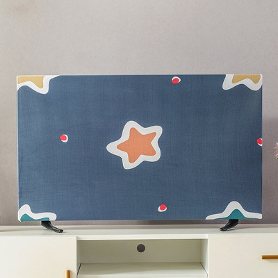 Tlač elastickej sily na televíznu kapucňu, kryt na televízor, látka s krytom na TV, 19-70 palcov, mena, jednoduchý a moderný európsky štýl