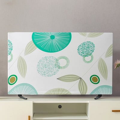 Tlač elastickej sily na televíznu kapucňu, kryt na televízor, látka s krytom na TV, 19-70 palcov, mena, jednoduchý a moderný európsky štýl