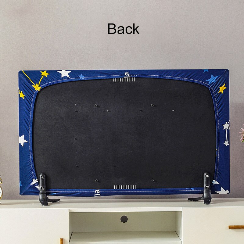 Tlač elastickej sily na televíznu kapucňu, kryt na televízor, látka s krytom na TV, 19-70 palcov, mena, jednoduchý a moderný európsky štýl