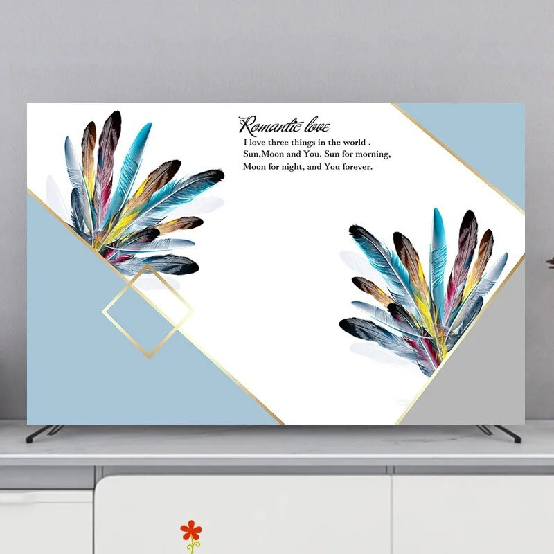 2021 Nový jednoduchý moderný európsky štýl, kryt na TV, prachový kryt, kryt na TV, 32/40/50/55/60 palcov