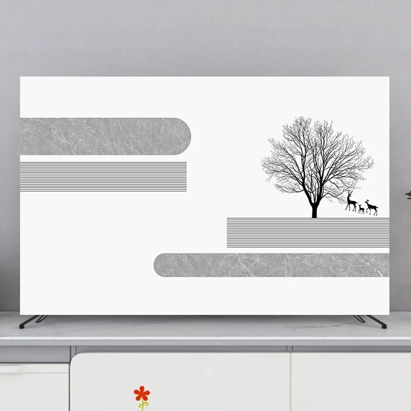 2021 Nový jednoduchý moderný európsky štýl, kryt na TV, prachový kryt, kryt na TV, 32/40/50/55/60 palcov