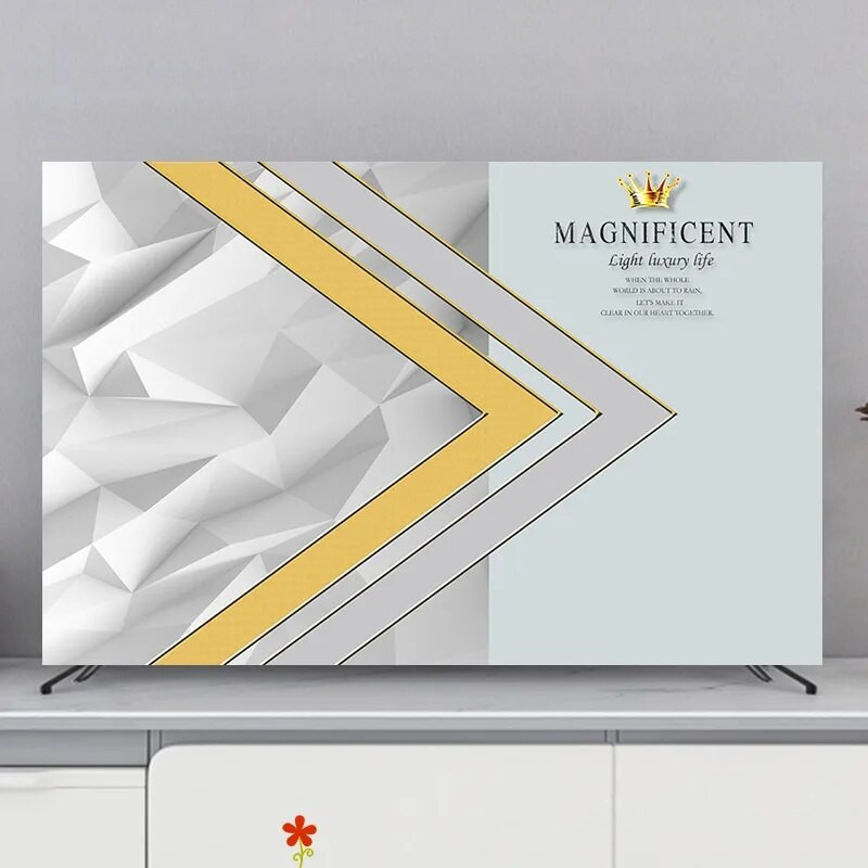 2021 Nový jednoduchý moderný európsky štýl, kryt na TV, prachový kryt, kryt na TV, 32/40/50/55/60 palcov