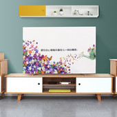 2021 Nový výpredaj Jednoduchá tlač Kryt na TV Protiprachový kryt na LCD TV 52/55/60/65/70 palcový Závesný univerzálny ochranný kryt na stôl