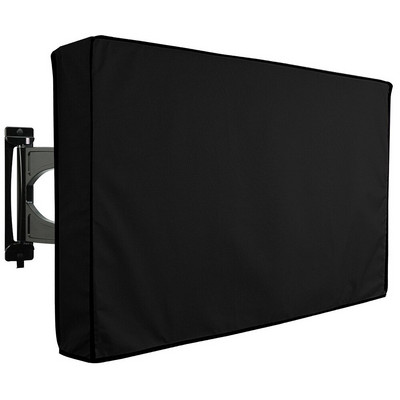 22 colių juodas televizoriaus dangtelis Lauko televizoriaus dangtelis Universalus vandeniui atsparus dulkėms Oksfordo audinio LED HDTV apsauga