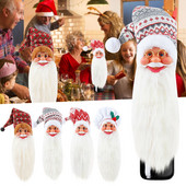 Christmas New Old Man's Head Διακοσμητικό καπάκι μπουκαλιού κρασιού Κρεμαστό κρεμαστό κόσμημα Εστιατόριο Μπαρ Ρεσεψιόν Μονό μπουκάλι κρασί Τσάντα κρασιού