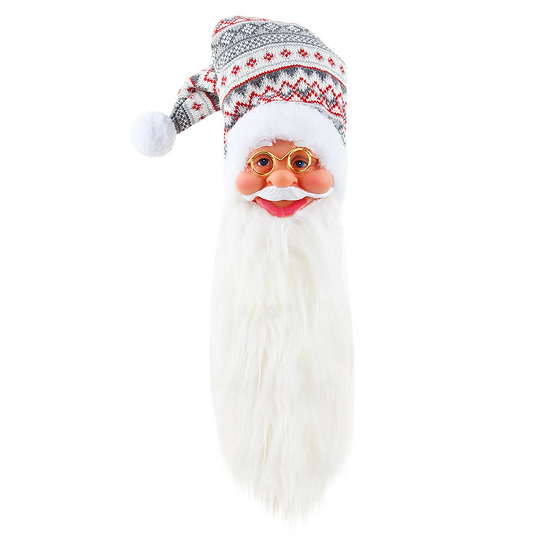 Christmas New Old Man's Head Διακοσμητικό καπάκι μπουκαλιού κρασιού Κρεμαστό κρεμαστό κόσμημα Εστιατόριο Μπαρ Ρεσεψιόν Μονό μπουκάλι κρασί Τσάντα κρασιού