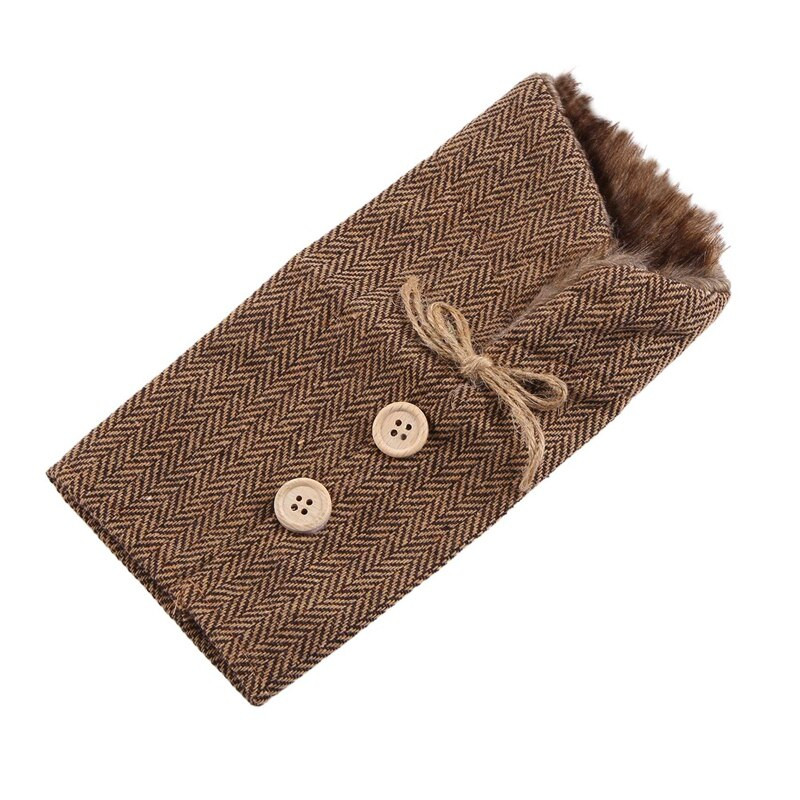 12 ks vianočných svetrov, kryt na fľašu vína, najnovší golier a gombíkový kabát, vianočné šaty s motívom fľaše vína