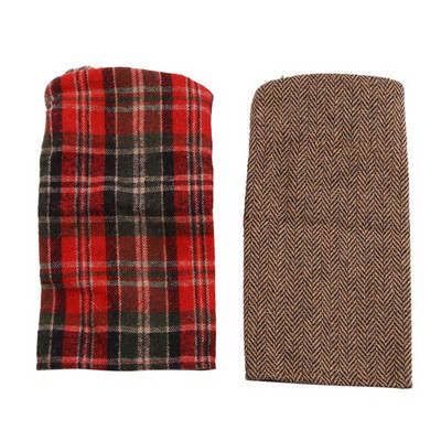 8 vnt kalėdinio megztinio vyno butelio dangtelis, naujausios apykaklės ir sagos palto dizaino vyno butelių suknelių rinkiniai (A stilius)