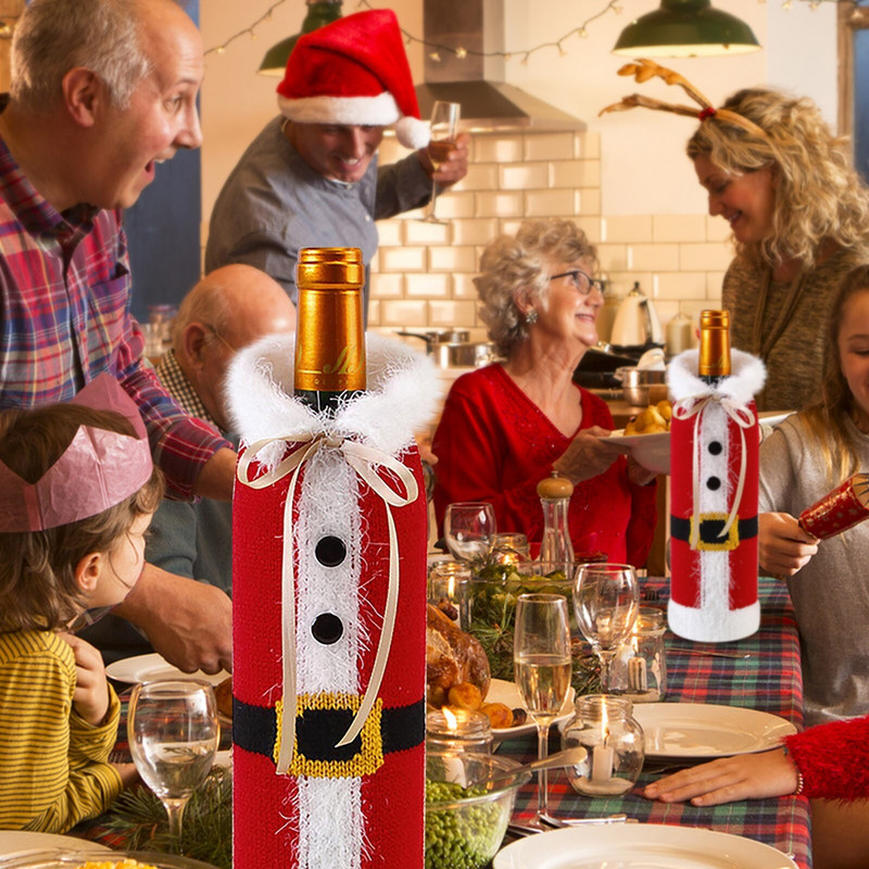 Pohár na víno, kadička, fľaša na víno, prepravca, sada 4 pohárov na víno, vianočné potreby, sada fliaš na víno, vianočná dekorácia, fľaša na víno