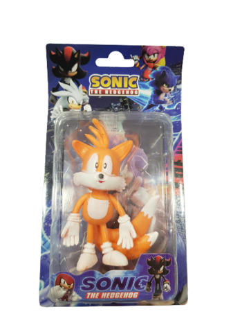 Фигурка Sonic, Лисицата, Пластмасова, Оранжева, 10 см.