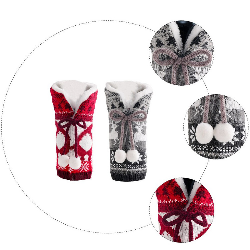 Poklopci za boce od 2 komada Božićni ukrasni poklopci Poklopci za kućanske boce