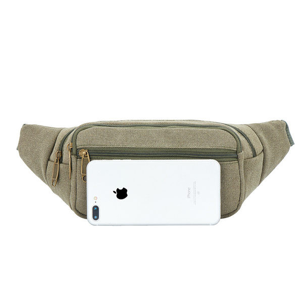 Geantă crossbody din material textil cu mai multe compartimente