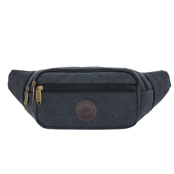 Geantă crossbody din material textil cu mai multe compartimente