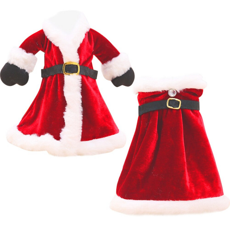 Vianočné obaly na fľaše, tašky, darčekové dekoratívne obaly, dekorácie na rukávy, Santa Claus, sviatky, vianočné šaty, taška, obľúbené predmety, držiak na párty