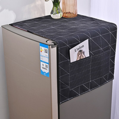 Lemon Fruit Külmiku pesumasina kate Dot tolmu kattelapp Plaid Geomeetriline külmiku sügavkülmiku kate tolmu kattelapp