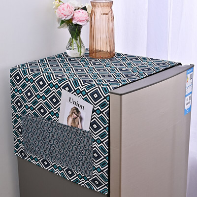 Lemon Fruit Külmiku pesumasina kate Dot tolmu kattelapp Plaid Geomeetriline külmiku sügavkülmiku kate tolmu kattelapp