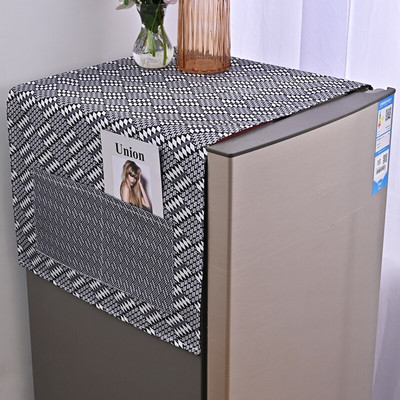 Lemon Fruit Külmiku pesumasina kate Dot tolmu kattelapp Plaid Geomeetriline külmiku sügavkülmiku kate tolmu kattelapp