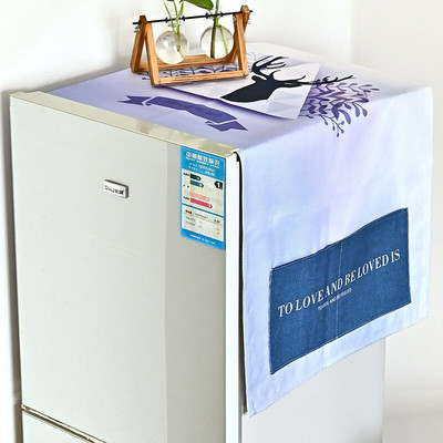 Lemon Fruit Külmiku pesumasina kate Dot tolmu kattelapp Plaid Geomeetriline külmiku sügavkülmiku kate tolmu kattelapp