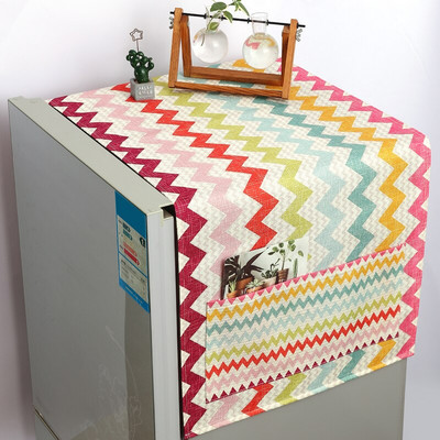 Lemon Fruit Külmiku pesumasina kate Dot tolmu kattelapp Plaid Geomeetriline külmiku sügavkülmiku kate tolmu kattelapp