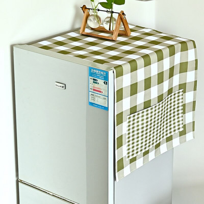 Lemon Fruit Külmiku pesumasina kate Dot tolmu kattelapp Plaid Geomeetriline külmiku sügavkülmiku kate tolmu kattelapp