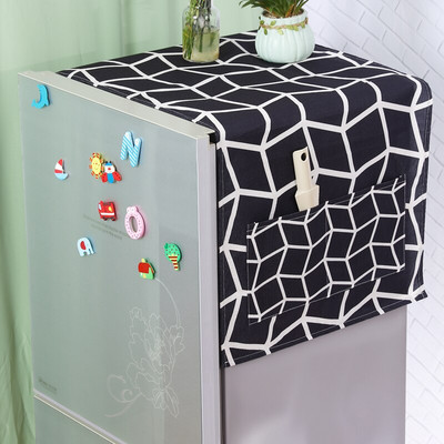 Lemon Fruit Külmiku pesumasina kate Dot tolmu kattelapp Plaid Geomeetriline külmiku sügavkülmiku kate tolmu kattelapp