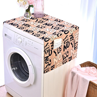 Valge musta lehma mustriga geomeetrilise külmiku tolmukate tasku hoiukotiga Pesumasina hoiustamise korraldaja rippuv