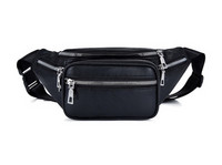 Ikdienas vīriešu soma no eko ādas un rāvējslēdzēja