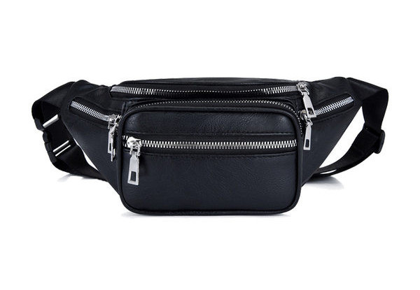 Ikdienas vīriešu soma no eko ādas un rāvējslēdzēja