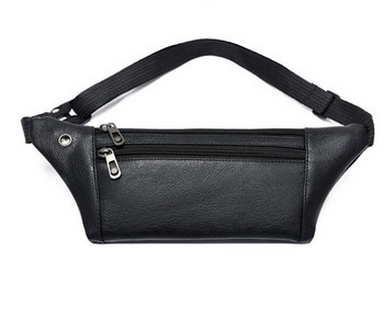 Moderná pánska taška z eko kože v čiernej a hnedej farbe