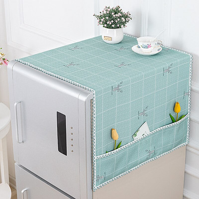 Naujas gaminys buitinio šaldytuvo dangtis rankšluosčio dangtelis nuo dulkių elektrinio prietaiso dulkių audinio universalus skalbimo mašinos dangtis