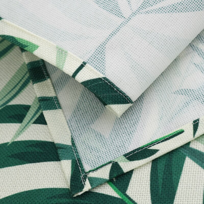 Husă pentru frigider din bumbac cu frunze simple coreene, cu 1-2 uși, pentru decorarea casei, cu geometrie, cu flori de desene animate, capac pentru mașină de spălat tambur