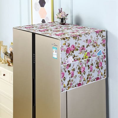 50x130cm buitinio šaldytuvo dangtis nuo dulkių Daugiafunkcis pakabinamas laikymo krepšys skalbimo mašinos viršutiniams dangčiams