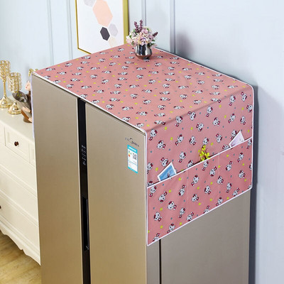 50x130cm buitinio šaldytuvo dangtis nuo dulkių Daugiafunkcis pakabinamas laikymo krepšys skalbimo mašinos viršutiniams dangčiams