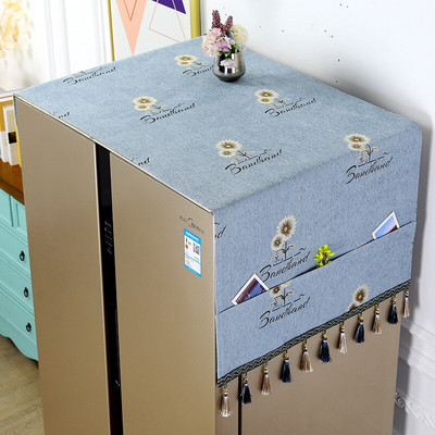 Κάλυμμα ψυγείου μονής πόρτας Πανί πλυντήριο ρούχων Πολυεστερικό κάλυμμα σκόνης προστατευτικό για οικιακή μοντέρνα διακόσμηση σπιτιού