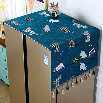 Κάλυμμα ψυγείου μονής πόρτας Πανί πλυντήριο ρούχων Πολυεστερικό κάλυμμα σκόνης προστατευτικό για οικιακή μοντέρνα διακόσμηση σπιτιού