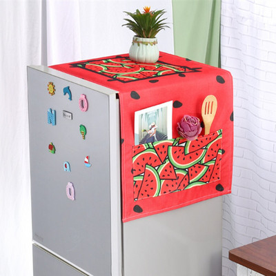 ZAVEYT Χριστουγεννιάτικο Χρυσό Ελάφι Ελάφι Μαύρο Κόκκινο Πλέγμα Καλύμματα Σκόνης Ψυγείου Προστατευτικό Σκόνης 2023 Πρωτοχρονιάτικο Γεωμετρικό κάλυμμα κατάψυξης