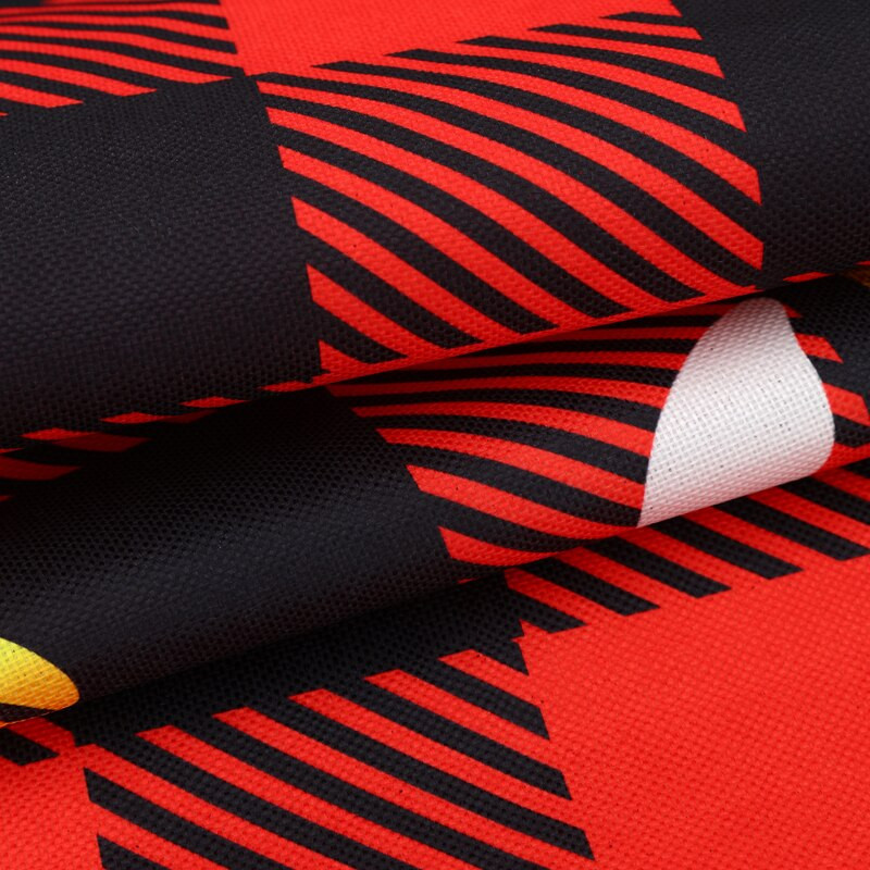 ZAVEYT Χριστουγεννιάτικο Χρυσό Ελάφι Ελάφι Μαύρο Κόκκινο Πλέγμα Καλύμματα Σκόνης Ψυγείου Προστατευτικό Σκόνης 2023 Πρωτοχρονιάτικο Γεωμετρικό κάλυμμα κατάψυξης