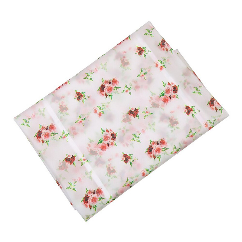 2τμχ Ψυγείο Πάνω κάλυμμα Διακόσμηση σπιτιού Καρτούν Αρκούδα Πολλαπλών Χρήσεων Τριαντάφυλλο Μοτίβο Universal με Τσέπες Αδιάβροχο Πρακτικό