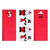 Καλύμματα λαβής πόρτας ψυγείου Χριστουγέννων 3 τμχ Καλύμματα λαβής μικροκυμάτων Santa Snowman Καλύμματα φούρνου Πλυντήριο πιάτων Κουζίνα Συσκευή