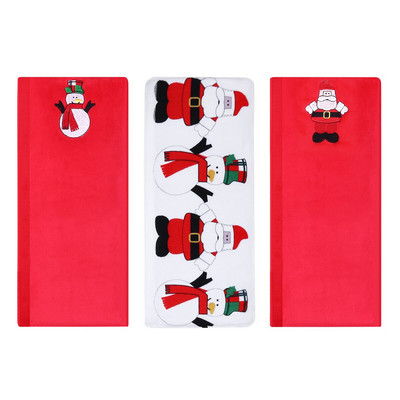 Καλύμματα λαβής πόρτας ψυγείου Χριστουγέννων 3 τμχ Καλύμματα λαβής μικροκυμάτων Santa Snowman Καλύμματα φούρνου Πλυντήριο πιάτων Κουζίνα Συσκευή