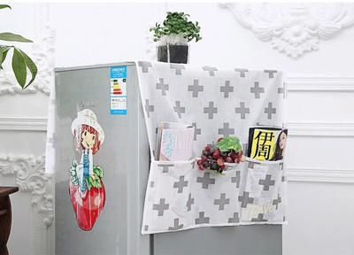 Κάλυμμα ψυγείου Μη υφαντό ύφασμα με τσάντα αποθήκευσης που πλένεται τυπωμένο κάλυμμα οικιακού πλυντηρίου πολλαπλών χρήσεων Υφαντουργικά προϊόντα σπιτιού