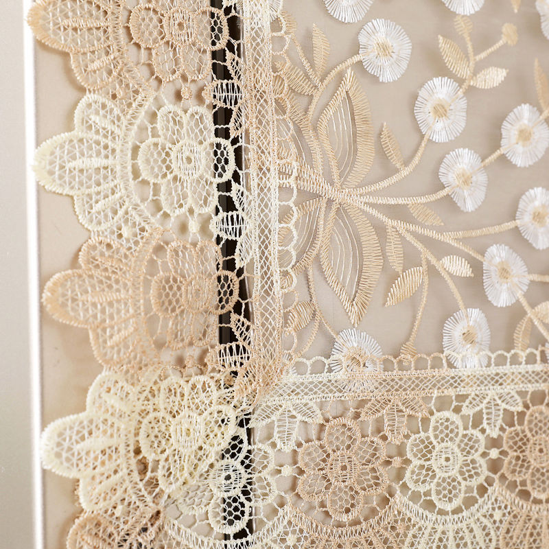 Fyjafon Kryt na chladničku, vyšívací kryt na práčku, dekoratívny kuchynský prachotesný kryt 60*140//70*170