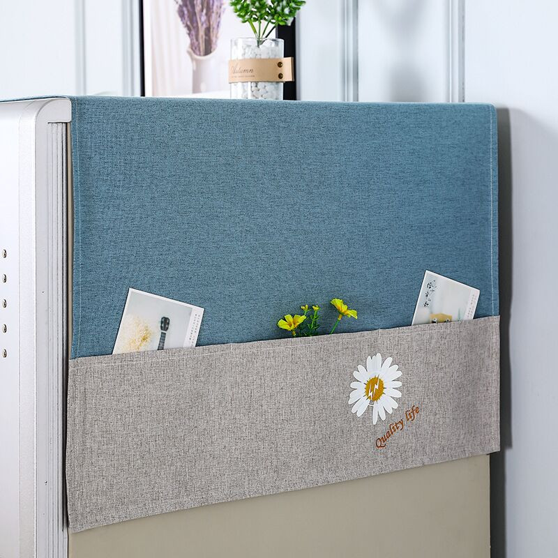 170x66cm Νέο οικιακό ψυγείο πλυντήριο ρούχων Κάλυμμα σκόνης Αξεσουάρ κουζίνας Κάλυμμα σκόνης μικροκυμάτων με πλαϊνή τσάντα αποθήκευσης