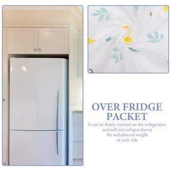 Κάλυμμα ψυγείου Τσάντα οργάνωσης αποθήκευσης ψυγείου πάνω από το πλυντήριο Κρεμαστά πακέτα προστατευτικά Καλύμματα φούρνου Κουζίνα Αδιάβροχο