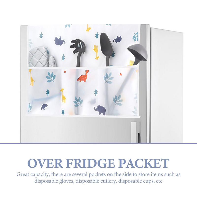 Κάλυμμα ψυγείου Τσάντα οργάνωσης αποθήκευσης ψυγείου πάνω από το πλυντήριο Κρεμαστά πακέτα προστατευτικά Καλύμματα φούρνου Κουζίνα Αδιάβροχο