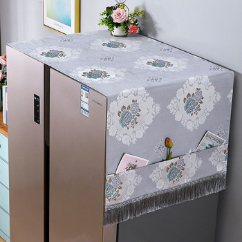 Κάλυμμα σκόνης αποθήκευσης ψυγείου Απλό ευρωπαϊκού στυλ πτυσσόμενο ύφασμα ανθεκτικό στη σκόνη Κάλυμμα ταπετσαρίας καναπέ καρέκλας μόδας